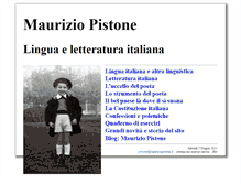 Tablet Screenshot of mauriziopistone.it